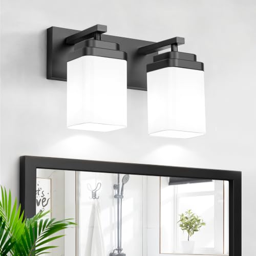 Matte Black Bathroom Light Fixtures
