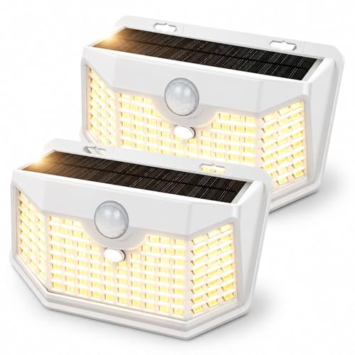 120 LED Solar Lights Outdoor Motion Sensor (2 Count)