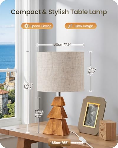 Wood Table Lamp
