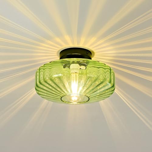 Glass Semi Flush Ceiling Lights