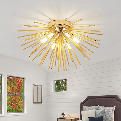 Sputnik Flush Mount Ceiling Light Fixture