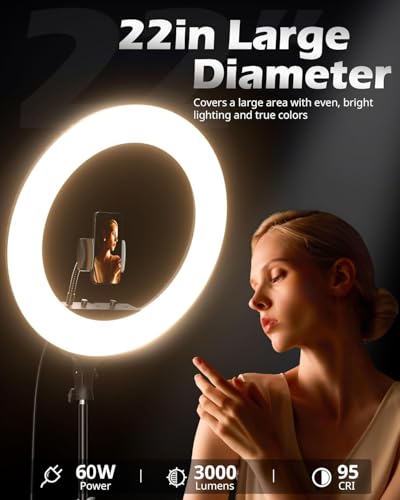 22'' Ring Light with 72'' Stand