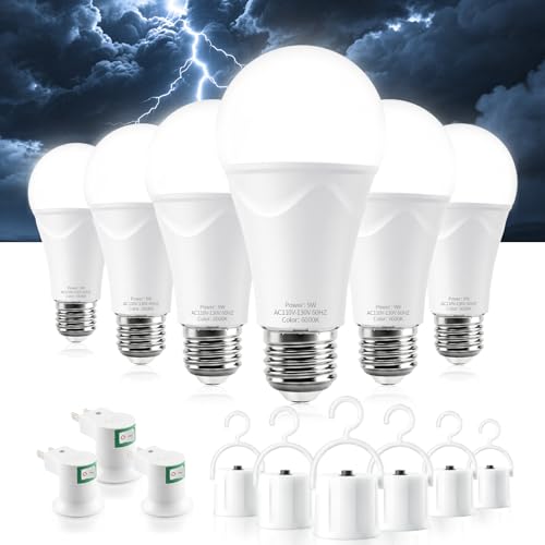 6 Pack Rechargeable Light Bulbs (6 Count)