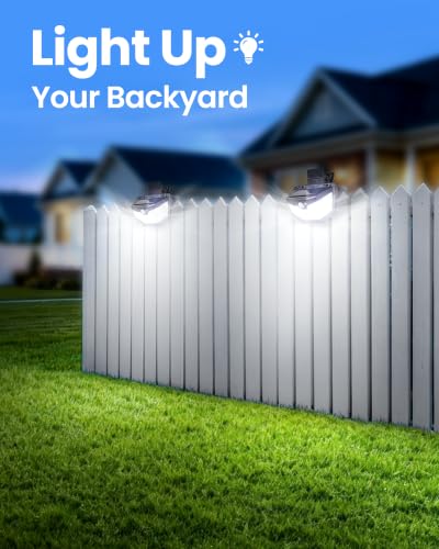 800LM Clip On Solar Lights Outdoor (2 Count)