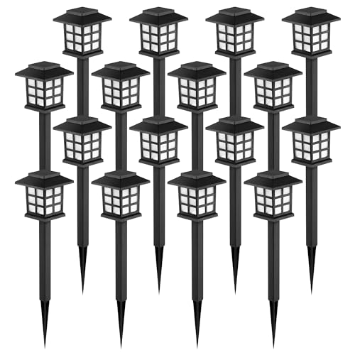 Solar Lights Outdoor Waterproof 16 Pack (84.8 Ounce)