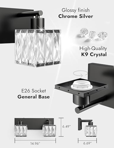 Black Bathroom Light Fixtures