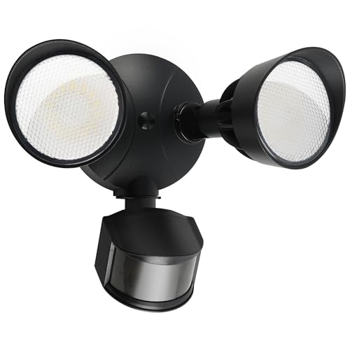 45W 5500LM PIR Motion Sensor Outdoor Lights