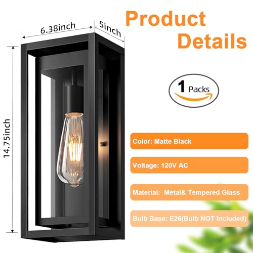15" Outdoor Wall Lights