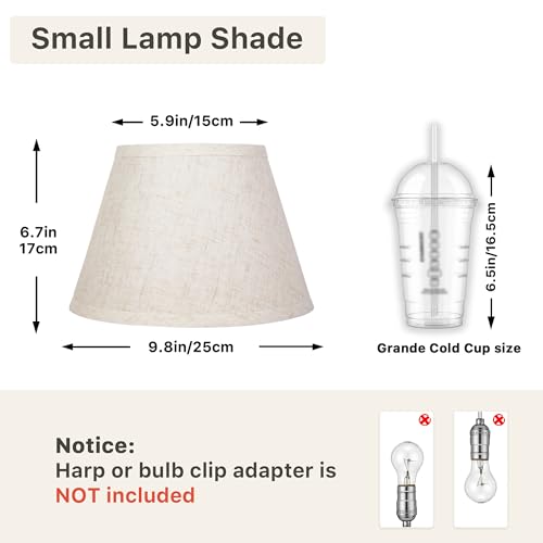 Beige Empire Lamp Shades Set of 2 (2 Count)