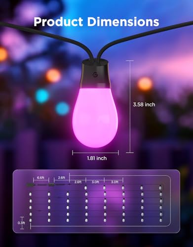 S14 Bulb Outdoor String Lights 2 (144 Foot)