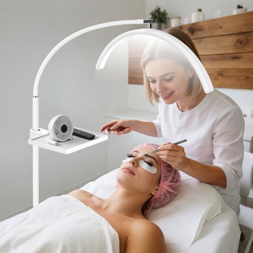 Half Moon Lash Light with Tool Tray for Eyelash Extensions & Estheticians