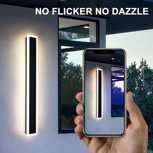 Long Outdoor Wall Lights Exterior 2 Pack 24in Dimmable (2 Count)
