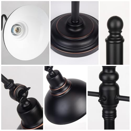 Black Farmhouse Desk Lamp