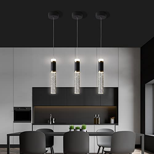 3 Light LED Pendant Light Modern Chandelier Hanging Chandelier Light Fixtures Adjustable Modern Led Pendant Ceiling Light Fixture for Kitchen