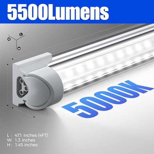 T8 LED Shop Lights 4FT (2 Count)