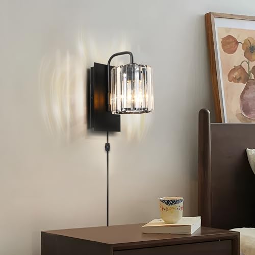 Plug in Crystal Wall Sconces