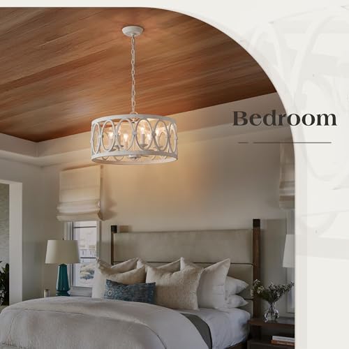 Farmhouse Antique Chandelier for Dining Room Kitchen Island 6 (6 Count)