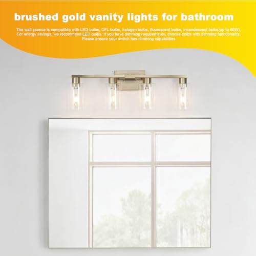 4 Light Bathroom Vanity Light