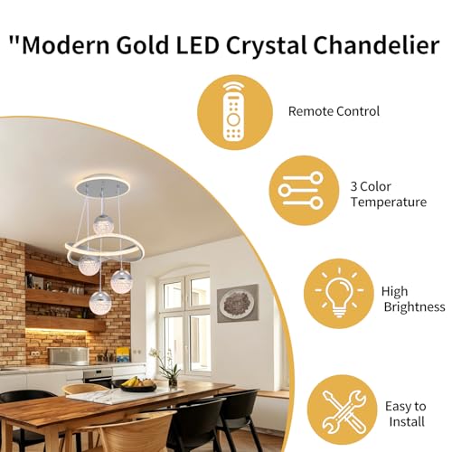 Modern LED Silvery Chandeliers