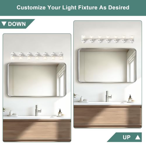 White Bathroom Light Fixtures