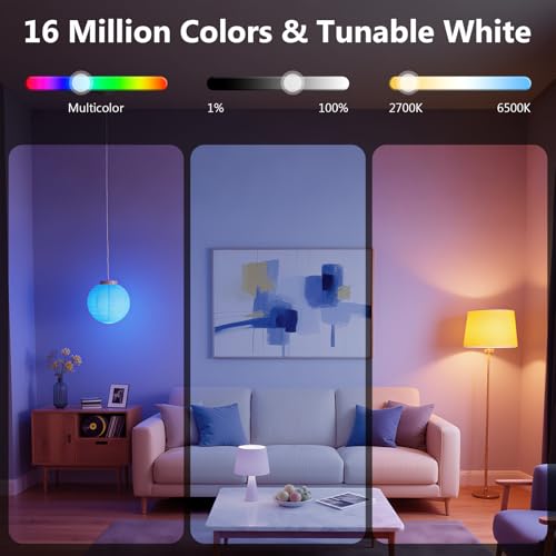 Smart Light Bulbs (2 Count)