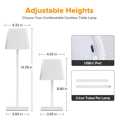 4 Pack Cordless Table Lamp (4 Count)