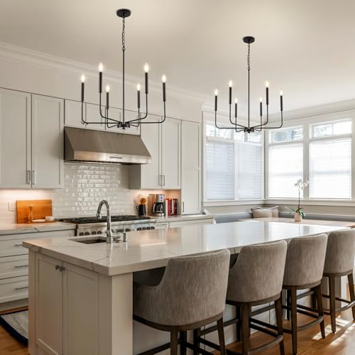 Modern Black Chandelier for Dining Room