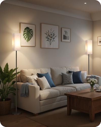 Set of 2 Floor Lamps for Living Room (2 Count)