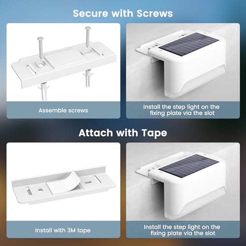 Solar Deck Lights Outdoor (16 Count)