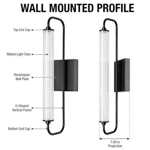 Black Wall Sconce