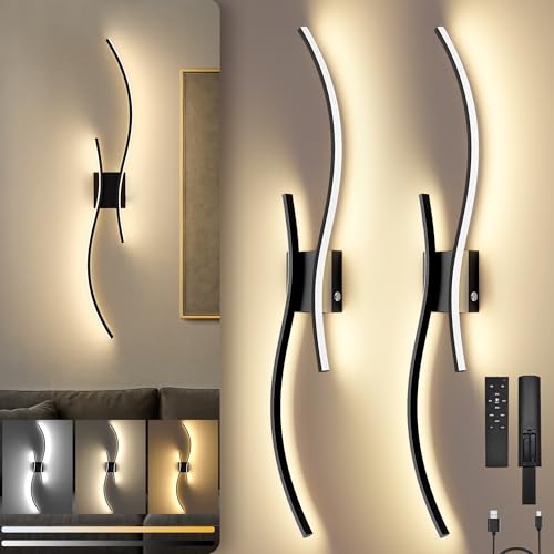 10000mAh Battery Operated Wall Sconces Set of 2 (2 Count)