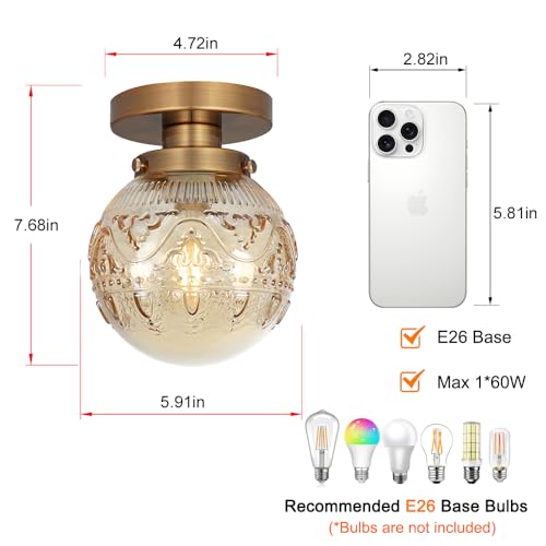 Semi Flush Mount Ceiling Light
