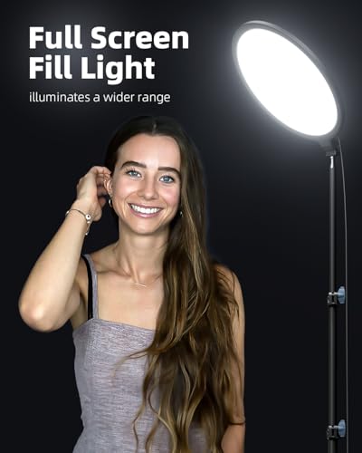 10.2" Ring Light with 69" Tripod Stand and Phone Holder Kit