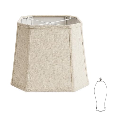 1 Pack Beige Square Cut Corner Lamp Shade