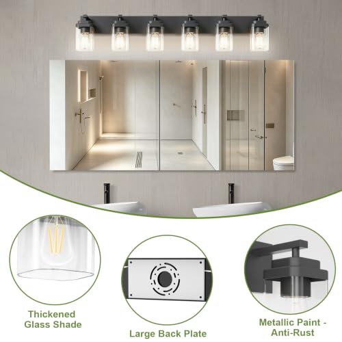 Black Bathroom Light Fixtures