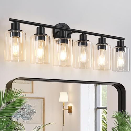 6 Light Bathroom Light Fixtures (6 Count)