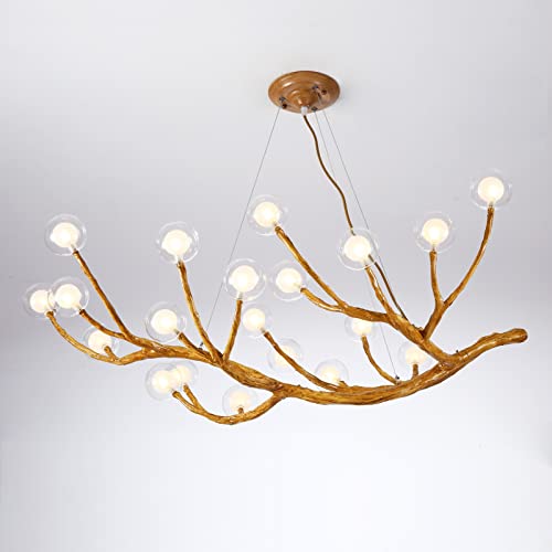 20 Light Tree Branch Chandelier Farmhouse Ceiling Light