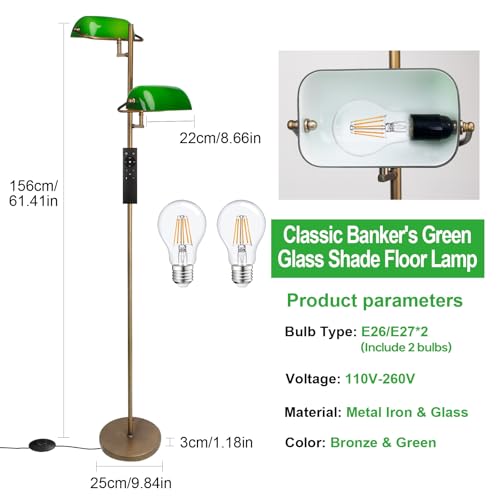 Bankers Floor Lamp for Living Room