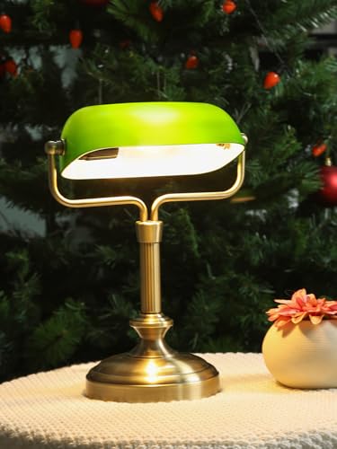 Vintage Banker Lamp