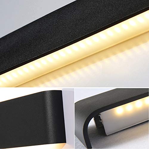 30W Bathroom Light Fixture 32.67 inch Vanity Lights Arm Length Wall Light for Bathroom Dressing Room IP44 Waterproof 3900LM Warm White Light 3000K