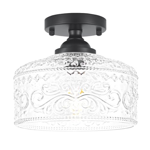 Small Semi Flush Mount Ceiling Light Fixture