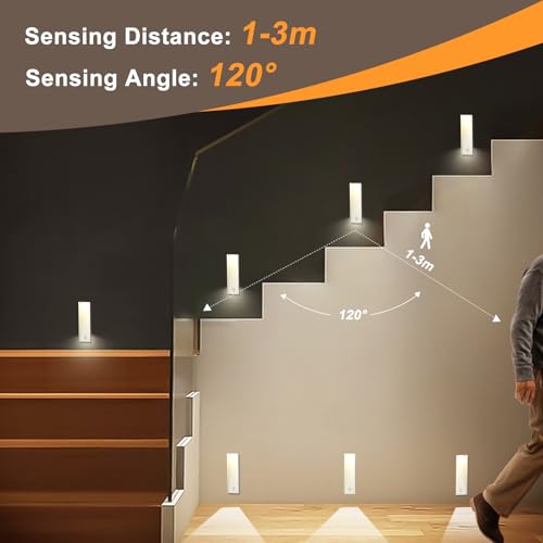 3W 3000K Recessed Motion Sensor Step Light