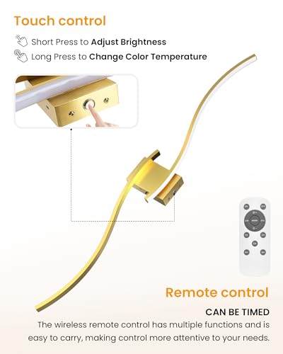 39.4 Inch Battery Operated Wall Sconce Set of 2 (2 Count)