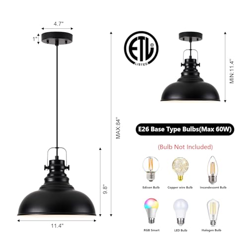 Industrial Pendant Light Fixture