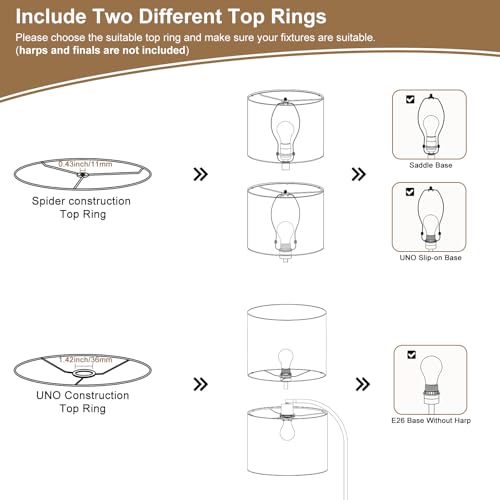Beige Drum Lamp Shade