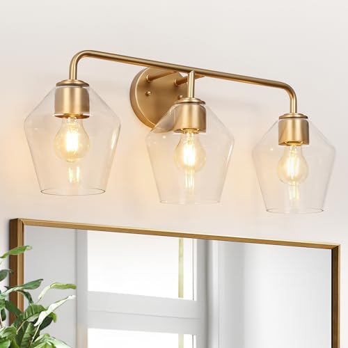 Gold Bathroom Light Fixtures