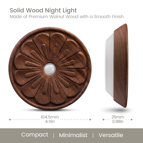 Wood Flower Night Light