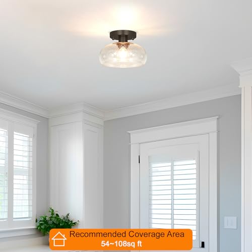 Classic Black Hallway Light Fixture