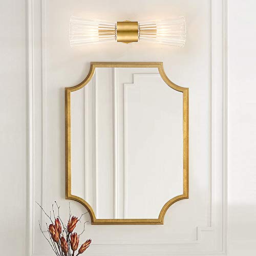 Mid Century Modern Wall Lights with Crystal Glass Shade