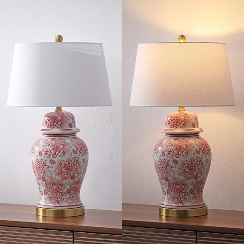 Ellis Chinoiserie Ginger Jar Table Lamp 29.5"